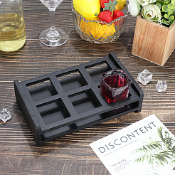 2Pcs Wood Wine Glass Organizer Holder&nbsp;ODIS-WR0001-19