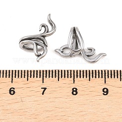 Plant 316 Stainless Steel Non- Piercing Cartilage Earrings&nbsp;AJEW-C044-10AS