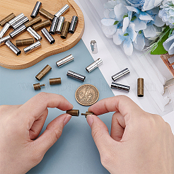 30Pcs 3 Colors Brass Bayonet Clasps&nbsp;KK-OC0001-60A