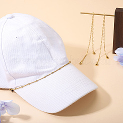 3Pcs 3 Styles 304 Stainless Steel Baseball Cap Chain Set&nbsp;AJEW-TAC00034