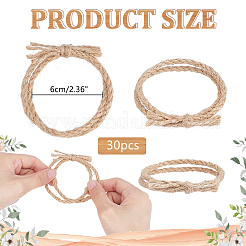 30Pcs Jute Cord Display Decorations&nbsp;AJEW-ME00014