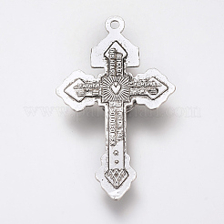 Tibetan Style Alloy Big Pendants&nbsp;TIBE-Q072-06AS-RS