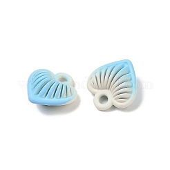 Spray Painted Alloy Pendants&nbsp;PALLOY-S038-15F
