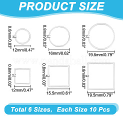 Stainless Steel Linking Rings&nbsp;STAS-UN0003-14P