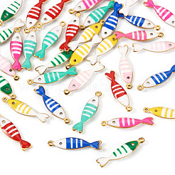 35Pcs 7 Colors Stainless Steel Enamel Pendants&nbsp;STAS-TA0005-40