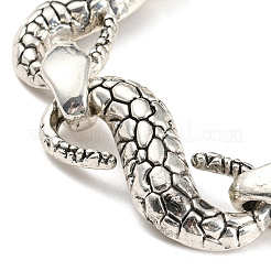 Bohemia Style Alloy Snake Link Chain Bracelets for Women&nbsp;BJEW-H327-01AS