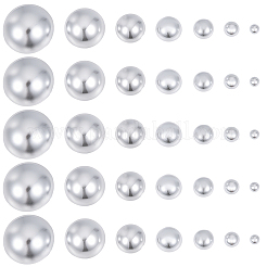 3000Pcs ABS Imitation Pearl Cabochons&nbsp;KY-CY0001-09