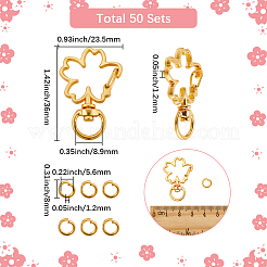 50 Bags Alloy Swivel Clasps&nbsp;FIND-SC0016-72