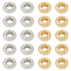20Pcs 2 Colors Brass Spacer Beads&nbsp;KK-TA0008-73