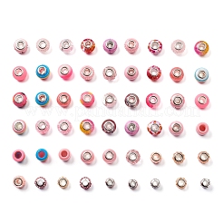 Acrylic & Resin & Polymer Clay Rhinestone European Beads&nbsp;FPDL-S015-04A