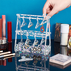 1 Set Transparent Acrylic Earring Display Stands&nbsp;EDIS-PH0001-30