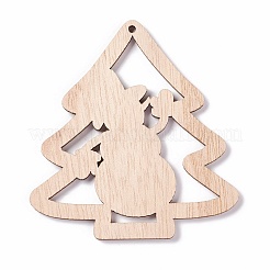 Printed Wood Big Pendants&nbsp;FIND-H030-03