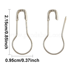 100Pcs Iron Brooch Findings&nbsp;IFIN-YW0003-79