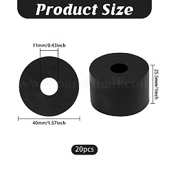 20Pcs Synthetic Rubber Shock Absorber&nbsp;AJEW-CO0001-03