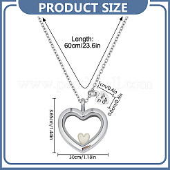 304 Stainless Steel Pendant Necklaces&nbsp;NJEW-DR00031