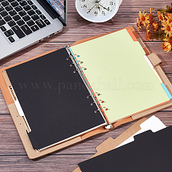 4 Bag 4 Style Paper Binder Dividers&nbsp;AJEW-CP0008-49B