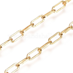 Soldered Brass Paperclip Chains&nbsp;X-CHC-D025-04G