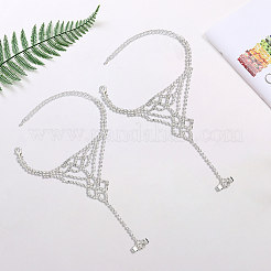 2Pcs Crystal Rhinestone Tennis Ring Bracelet&nbsp;BJEW-CN0001-18