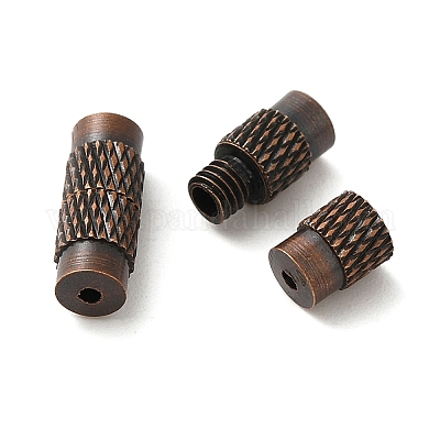 Brass Screw Clasps&nbsp;KK-G186-R-NF-1