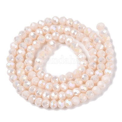 Electroplate Glass Beads Strands&nbsp;EGLA-A044-P3mm-B05-1