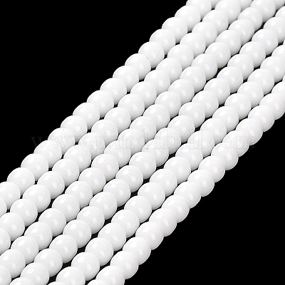 Imitation Jade Glass Beads Strands&nbsp;GLAA-K062-A01-08-1