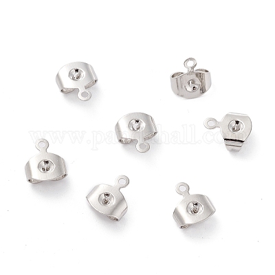 Brass Ear Nuts&nbsp;X-KK-P001-75P-1