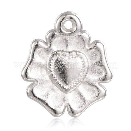 Flower CCB Plastic Pendants&nbsp;CCB-J028-27P-1