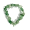 Natural Strawberry Quartz Stretch Bracelets, Chip, Inner Diameter: 2-1/8~2-3/8 inch(5.5~6cm)
