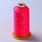 Heavy Duty Nylon Sewing Thread for Sewing Jeams Leather Outdoor Upholstery, Hot Pink, 0.4mm, about 400m/roll