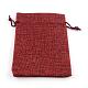 Burlap Packing Pouches Drawstring Bags&nbsp;ABAG-Q050-10x14-06-1