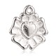 Flower CCB Plastic Pendants&nbsp;CCB-J028-27P-1