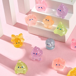 14Pcs 7 Styles Christmas Theme Magic World Luminous Resin Display Decoration&nbsp;FIND-YW0005-81