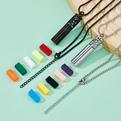 Stainless Steel Perfume Bottle Necklaces&nbsp;NJEW-FH0001-22