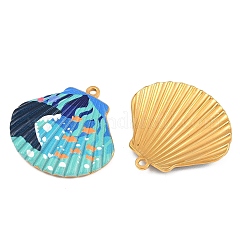 Printed 304 Stainless Steel Pendants&nbsp;SA-CBACE5A-01C-G