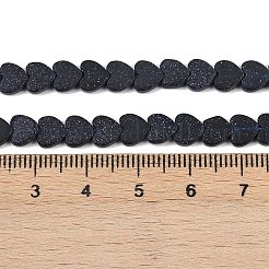 Synthetic Blue Goldstone Beads Strands&nbsp;G-A272-A01-01