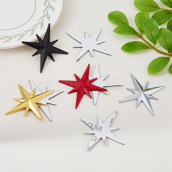 4Pcs 4 Colors 3D Zinc Alloy Car Decoration Stickers&nbsp;STIC-FH0001-13