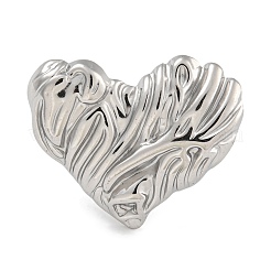 304 Stainless Steel Ring for Women&nbsp;RJEW-U014-07P