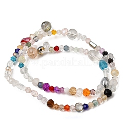 Mixed Electroplate Glass Beads Strands&nbsp;EGLA-A003-01