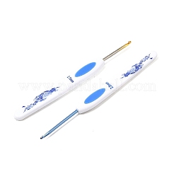Chinese Style 8Pcs Aluminium Pin Plastic Handle Crochet Hook&nbsp;TOOL-C012-18