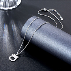 Owl Stainless Steel Pendant Necklaces&nbsp;PW-WG1C162-01