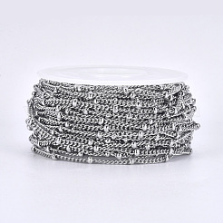 Tarnish Resistant 304 Stainless Steel Twisted Chains Curb Chain&nbsp;CHS-K008-11B