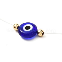 Brass Cable Chains Pendant Necklaces Sets&nbsp;NJEW-JN03721-02