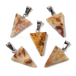 Natural Crazy Agate Pendants&nbsp;G-B127-04P-14