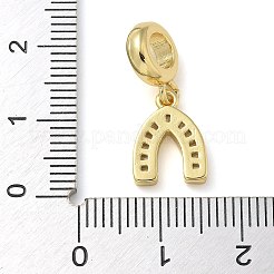 Rack Plating Brass Cubic Zirconia Pendants&nbsp;X-KK-K392-12G