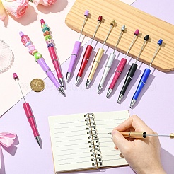21Pcs 7 Colors Plastic Beadable Pens&nbsp;AJEW-YW0001-38