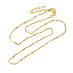 Brass Satellite Chain Necklaces&nbsp;NJEW-B119-03G