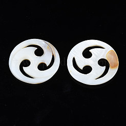 Natural Freshwater Shell Cabochons&nbsp;SHEL-S276-162