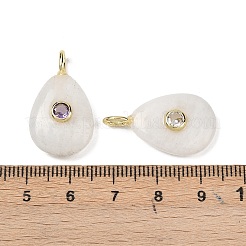 Natural White Moonstone Pendants&nbsp;G-H322-01G-09
