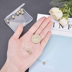 Rack Plating Brass Cubic Zirconia Beads&nbsp;ZIRC-NB0001-09