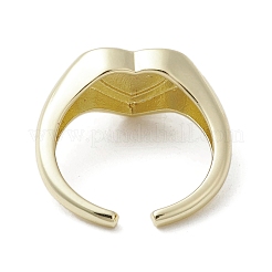 Brass Adjustable Open Rings&nbsp;RJEW-K257-86G-08